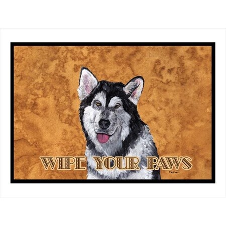 Carolines Treasures Carolines Treasures SC9507MAT 18 x 27 in. Alaskan Malamute Indoor Or Outdoor Mat SC9507MAT